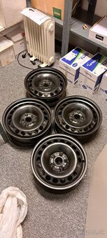 Plechové disky na osobný automobil - 6 1/2 Jx16" H2 - ET41 - 4