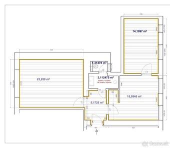 prenájom 2-izbový byt 63 m2 - 4
