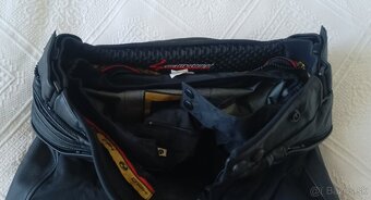 HELD 2-dielna moto kombineza koza / textil goretex, vel. M - 4