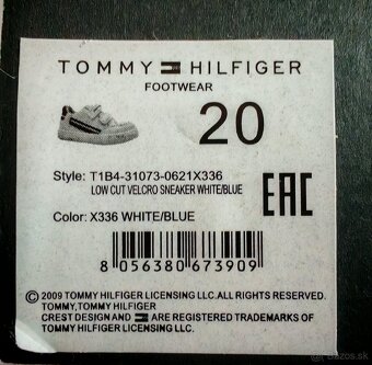 Tommy Hilfiger detské topánky - 4