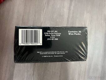 Hokejové karty Factory sealed box Pro Set 1991-92 Series 2 - 4
