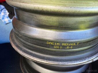 Predám plechové disky Renault / Dacia 15” – 4x100, ET43 - 4