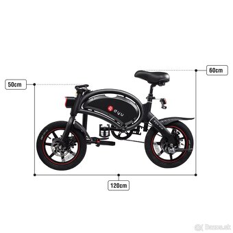 🔥🚴‍♀️ Predám nový elektrický bicykel DYU D3F - 4