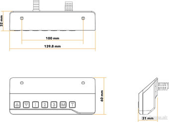 AlzaErgo Table ET2 biely - 4