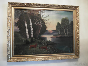 Starý obraz Srnky - 4