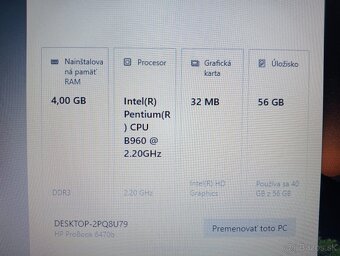 predám notebook HP PROBOOK 6470B , Windows 10 - 4