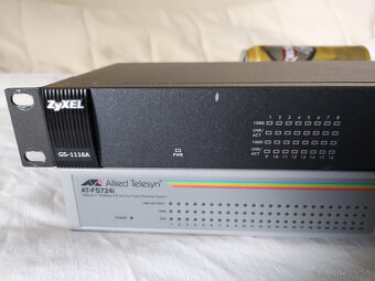 Predám switch ZyXEL GS-1116A, Allied Telesyn 24 x AT-FS724i - 4