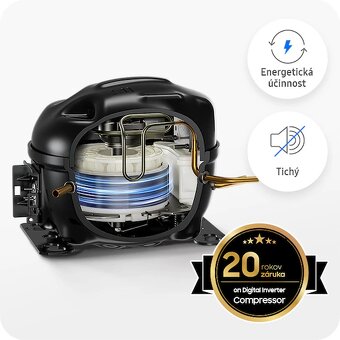 Samsung chladnička s mrazničkou 344 ℓ Séria RB7300T s WIFI - 4
