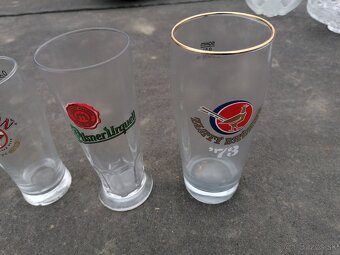 Predám sklenené pivové poháre - 4