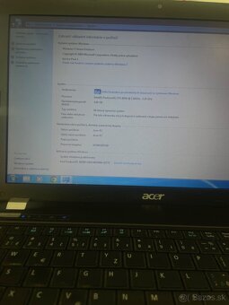 Acer Notebook - 5760ZG / 4GB RAM / 120GB SSD / Win 7 - 4