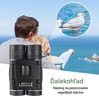 Ďalekohľad mini s vysokým rozlíšením, 900x25 HD, 5 000 m - 4