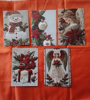 krásne vianočne pohľadnice Vintage štýl - 4