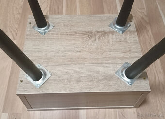 Nočný stolík v dekore dub sonoma - 4