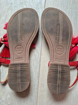 Šľapky so strapcami, veľkosť 37 - 4