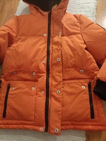 Zimná bunda oranzova c.146 - 4