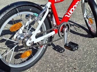 Detský bicykel Woom 3 (16") červený - 4