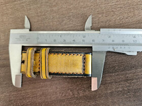 Kvalitný kožený vintage remienok na Panerai hodinky - 4