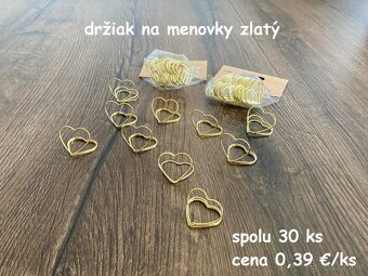 svadobné dekorácie a iné doplnky - 4