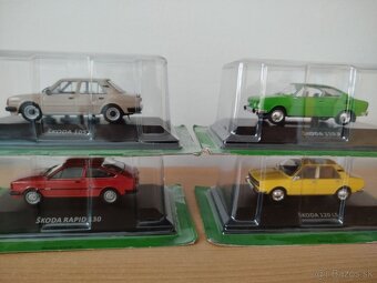 Predám modely škoda 1:43. cena za kus. - 4