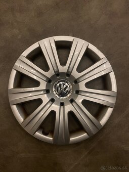 Plechové disky R16 VW Sharan + puklice - 4