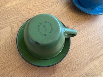 set smaltovaných hrnčekov WROCLAW 1948 - 4