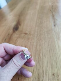 Diamantový zlatý prsteň - 4