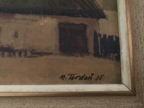 Zarámovaný OBRAZ M.TVRDOŇ 65 ••• ROZMERY cca 54 x 42 cm - 4