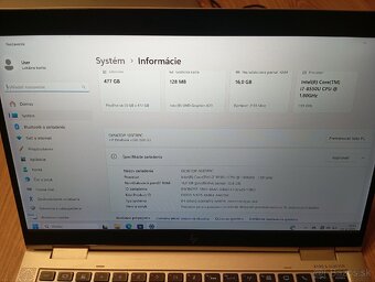 Hliníkový,HP EliteBook x360,i7,M2-512,Ram-16 - 4