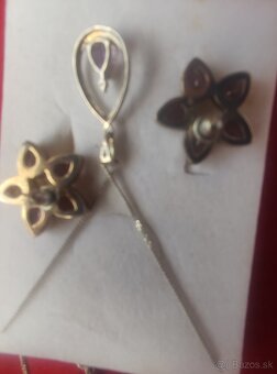 Predam krasnu striebornu supravu s ametystami. - 4