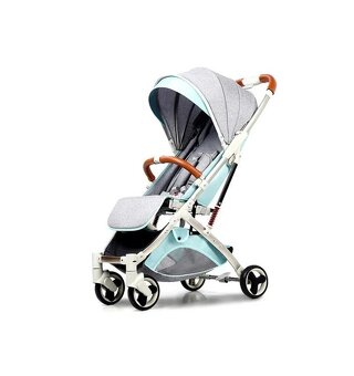 Nový sportovní kočárek (šedo-zelený) - 4