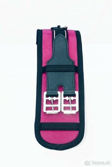 Bezkostrové sedlo Premium ružové strmene podbrušák AKCIA - 4