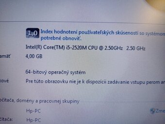 predám na diely notebooky HP 2. - 4