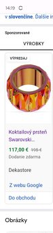 Swarovski prsteň - 4