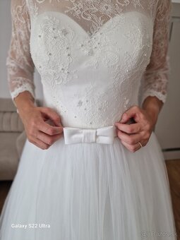 Svadobné šaty Rosa Clara Alina- šité na mieru - 4