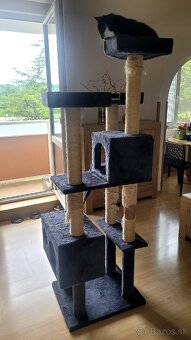 Mačací strom 181x60x50 nový stojí 152€, cena dohodou - 4