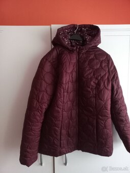 Damska bordova bunda č 44 - 4
