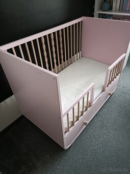 Postieľka IKEA myllra ružová - 4