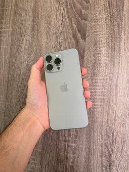 iPhone 15 pro max 256gb natural titanium - 4