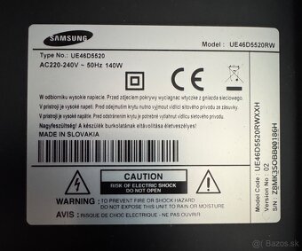 Samsung UE46D5520RW - 4