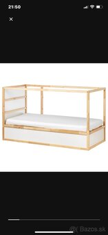 Obojstranná posteľ IKEA KURA - 4