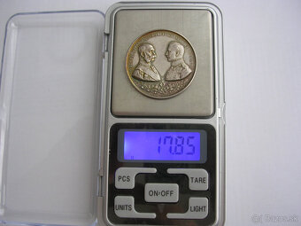 AR medaila 1914 Franz Joseph I. + Wilhelm II.-1.svet. vojna - 4