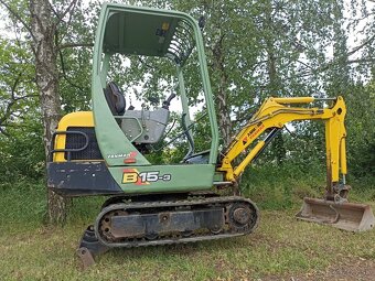 Yanmar B 15-3 minibager vaha 1500kg, - 4