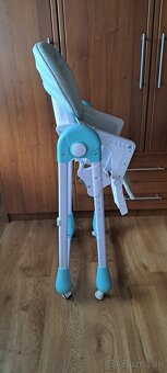 Jedálenská stolička NEW BABY- ekokoža a vložka - 4