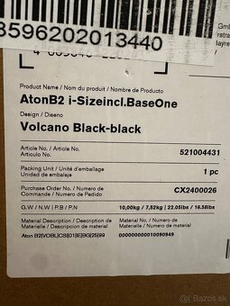 Cybex Aton b2 i size base one volcano black - 4