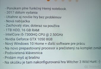 Herný notebook - 4
