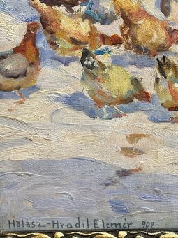 Obraz s podpisom Eleméra Halásza-Hradila - 4