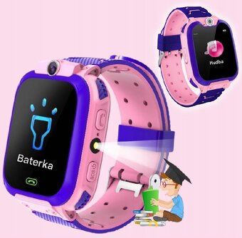 Detské Smart hodinky, volanie, GPS, SIM karta - 4