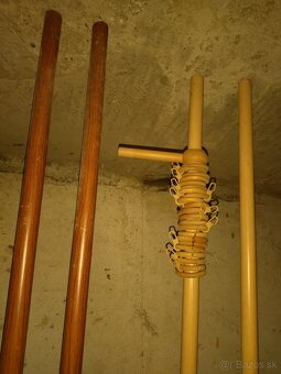 Garnize 4 kusy svetle a tmave drevo - 4