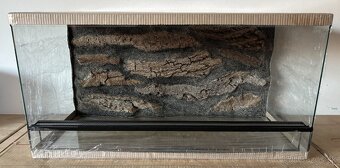 Terárium 80x40x40 s 3D stenou - 4