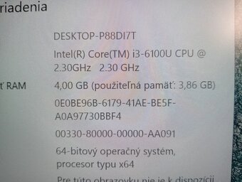 predám DELL LATITUDE E5470 , WINDOWS 10 - 4